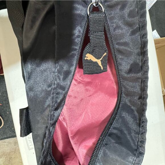 PUMA Women’s Evercat Cambridge Tote Black/Gold 16” X 16” X 7” - Picture 4 of 7